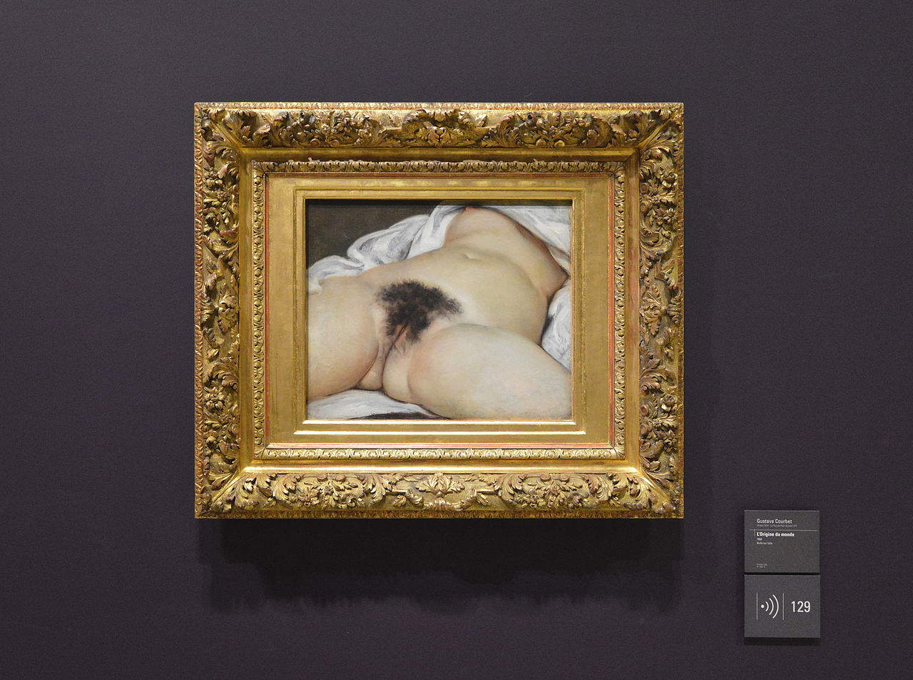 L'Origine du Monde esposta al Musée d'Orsay L'Origine du Monde esposta al Musée d'Orsay