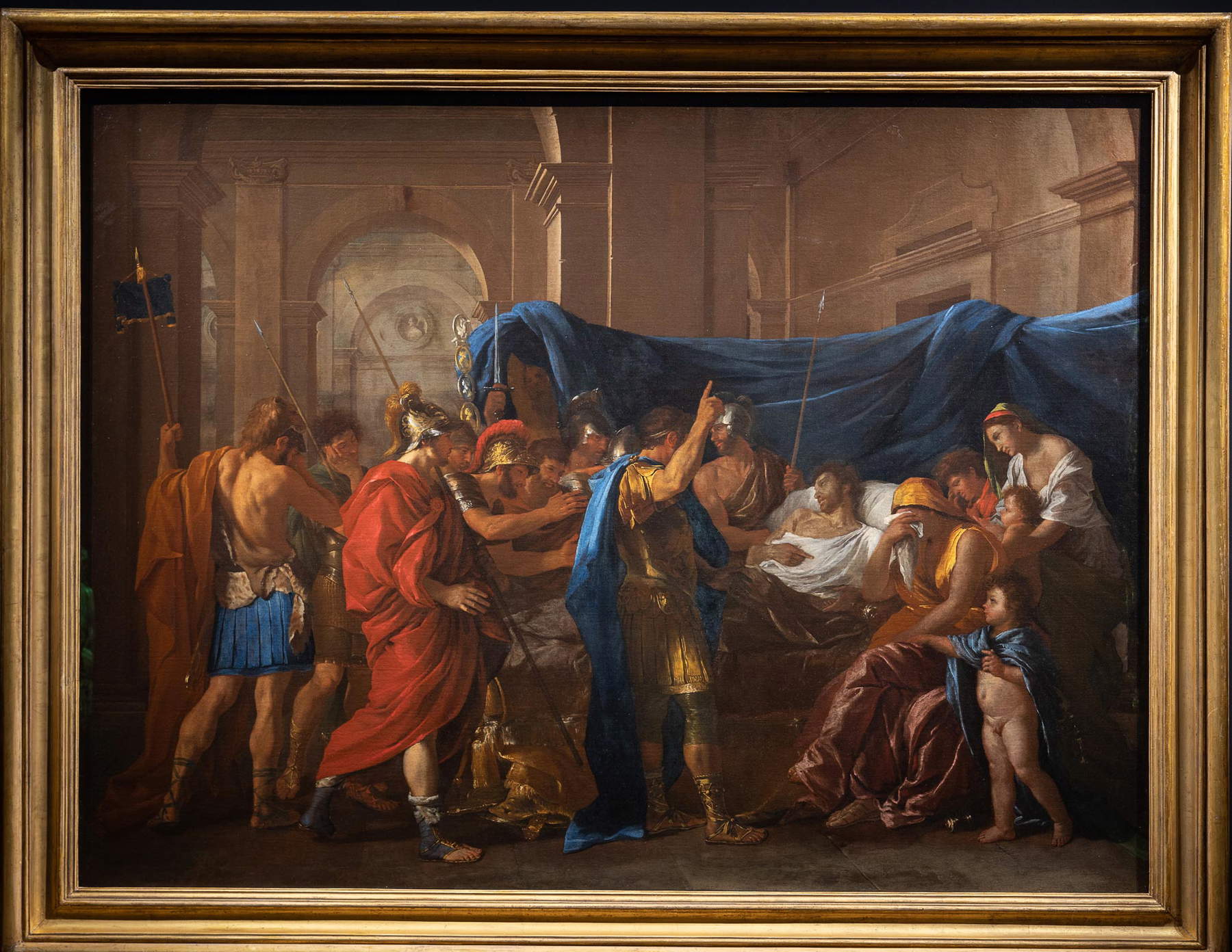 Nicolas Poussin, Muerte de Germánico (1627; óleo sobre lienzo, 148 x 198,1 cm; Minneapolis, Minneapolis Institute of Art, The William Hood Dunwoody Fund)