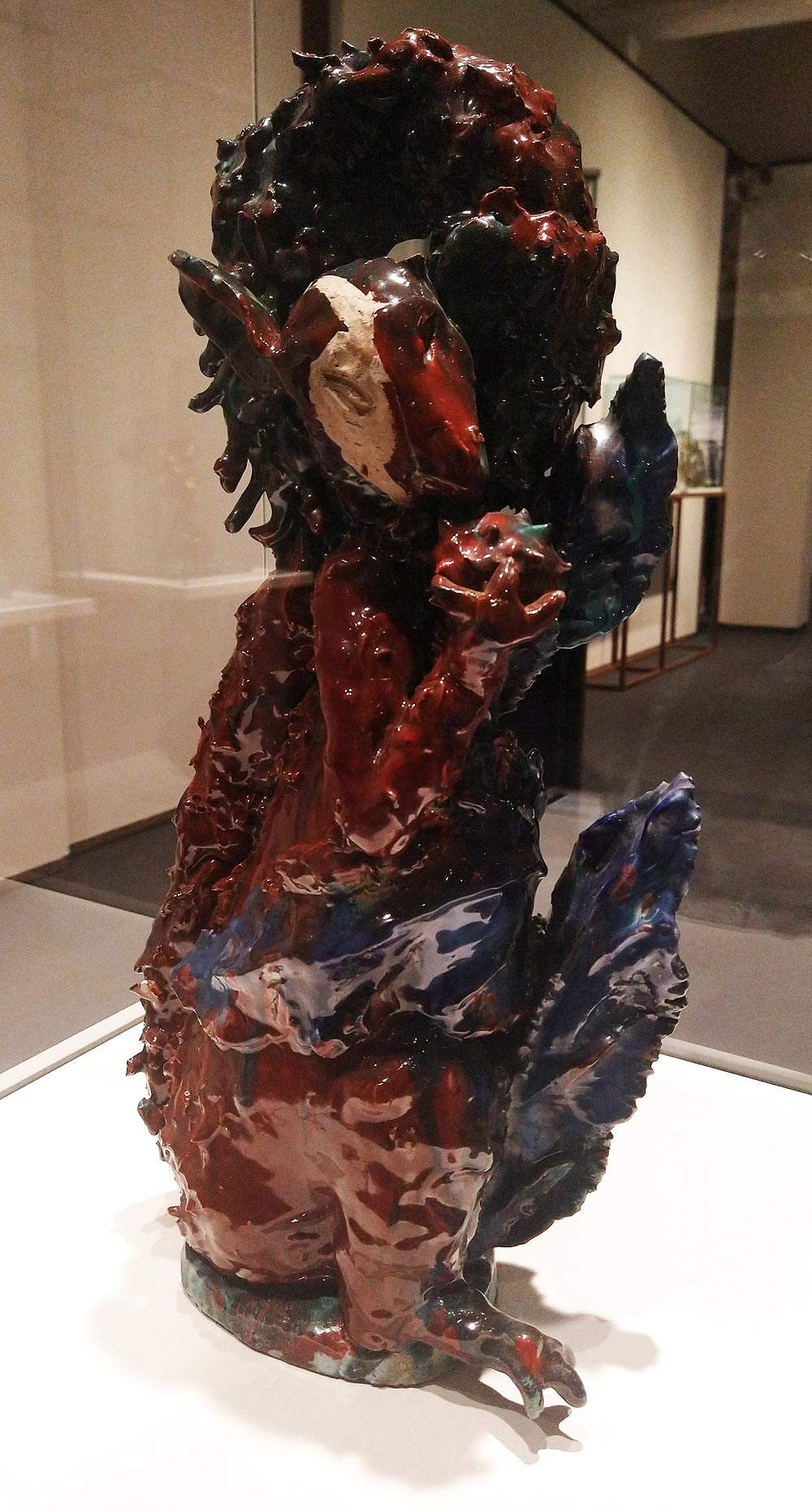 Fausto Melotti, Sin título (1949; cerámica vidriada policromada, 48 x 22 x 11 cm; Palazzolo sull'Oglio, Colección particular)