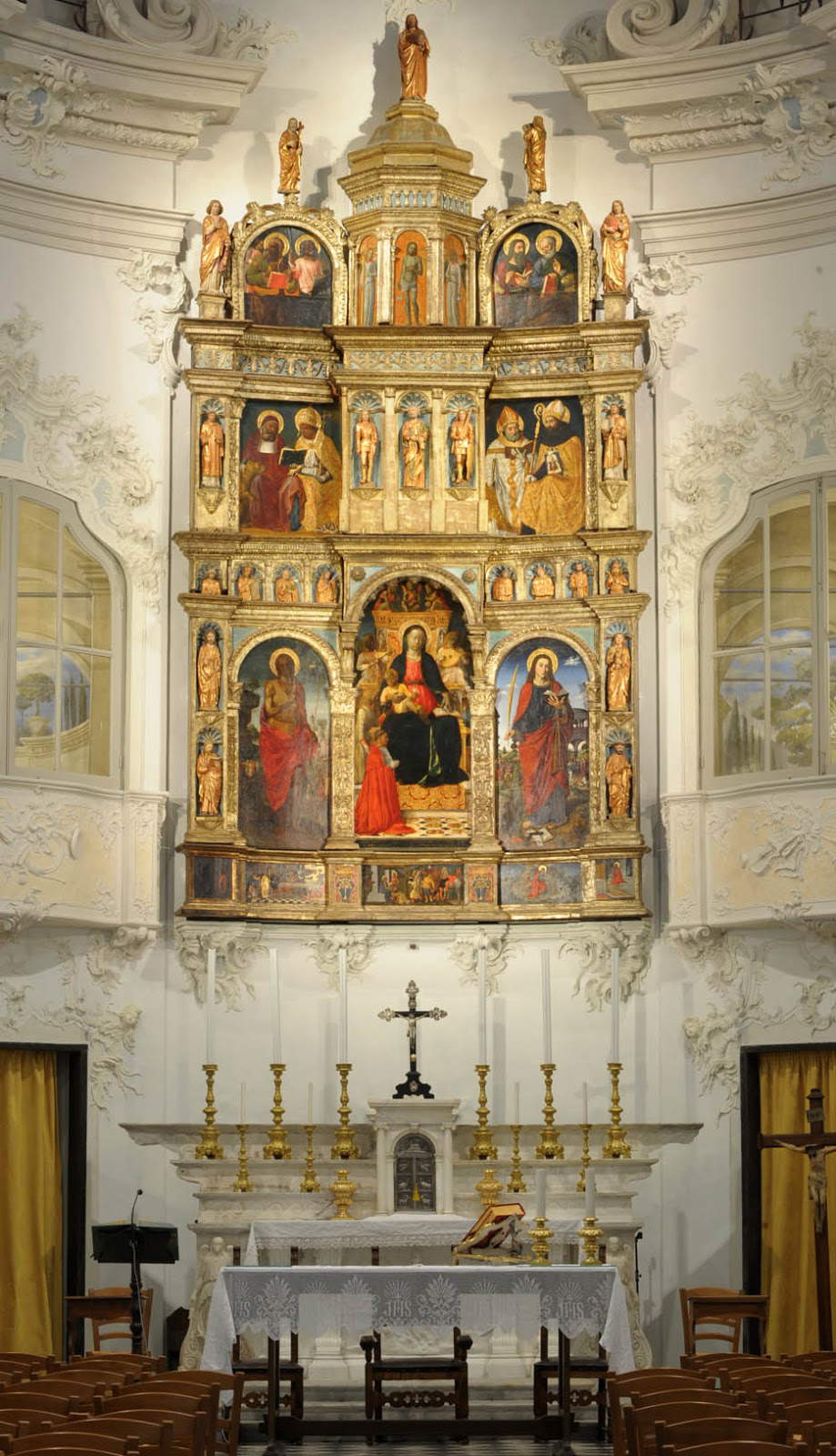 Vincenzo Foppa and Ludovico Brea, Polittico della Rovere (1489-1490; tempera on panel; Savona, Nostra Signora di Castello) Vincenzo Foppa and Ludovico Brea, Polittico della Rovere (1489-1490; tempera on panel; Savona, Nostra Signora di Castello)