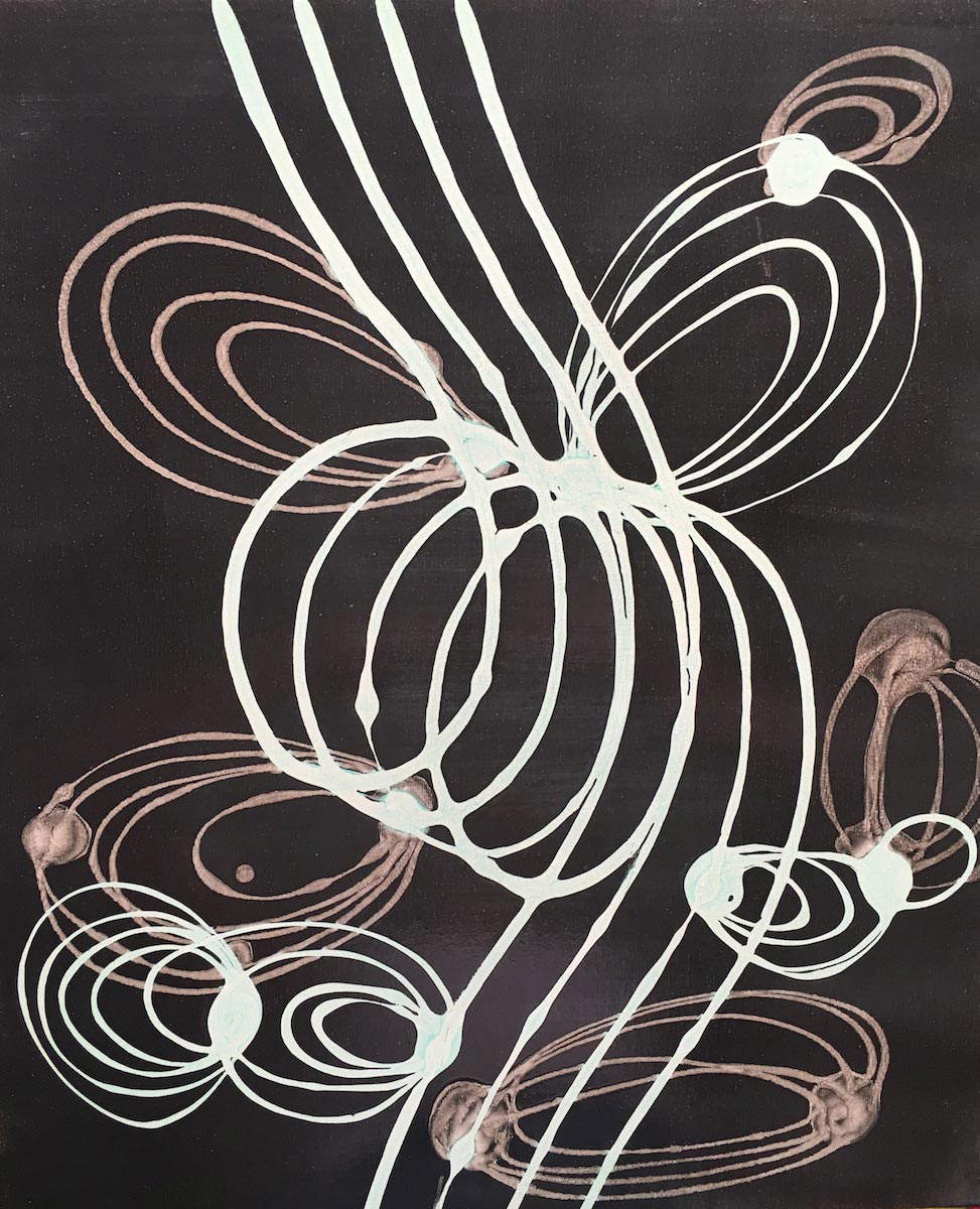 Letizia Galli, Algorithm 17.2 (2017; olio su tela, 60 x 50 cm) Letizia Galli, Algorithm 17.2 (2017; olio su tela, 60 x 50 cm)