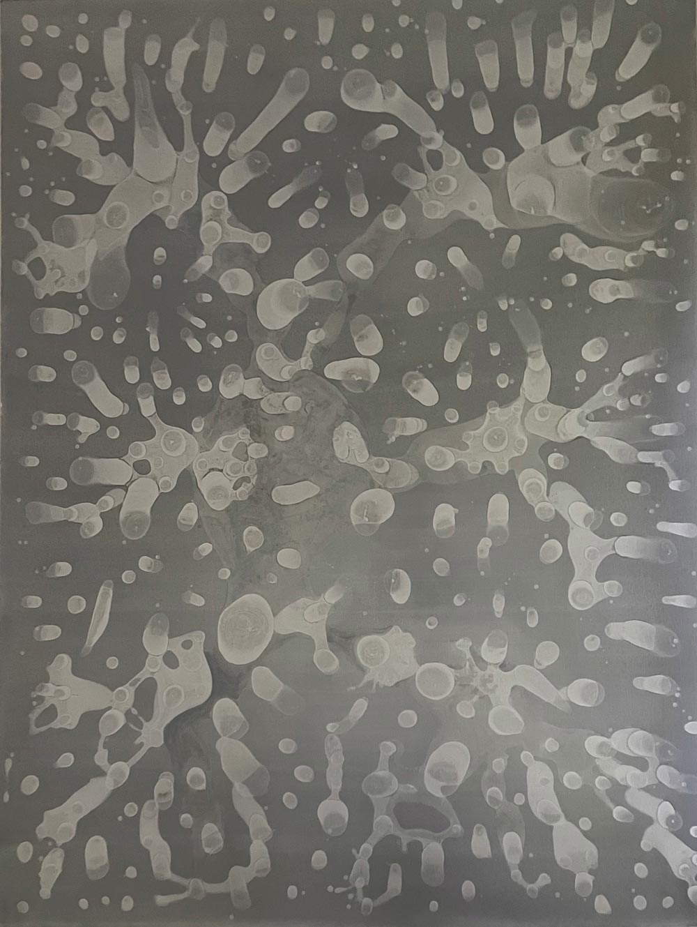 Letizia Galli, Microcosmo (1996; olio su tela, 200 x 150 cm) Letizia Galli, Microcosmo (1996; olio su tela, 200 x 150 cm)