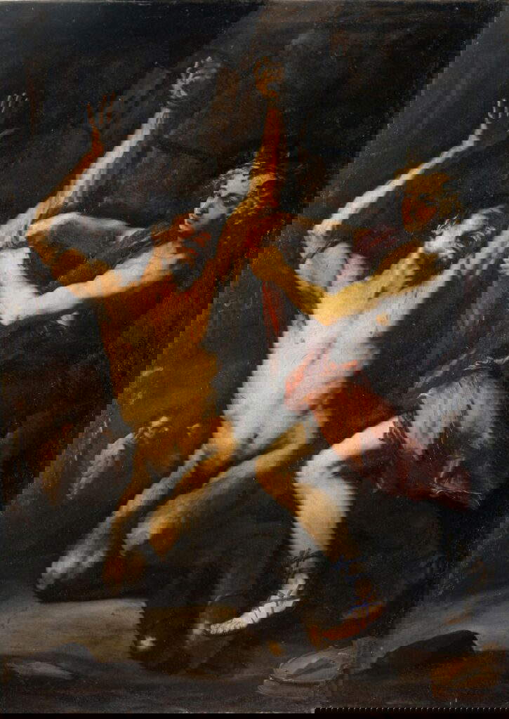 Luca Giordano, Apollo and Marsyas (ca. 1665; oil on canvas, 225 x 160.5 cm; Florence, Museo Stefano Bardini)