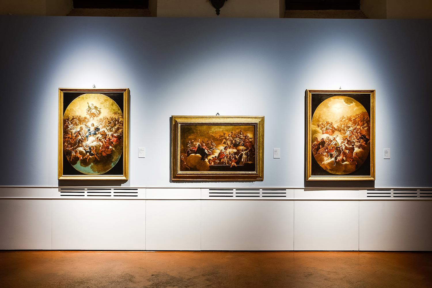 Exhibition layouts Luca Giordano. Baroque Master in Florence