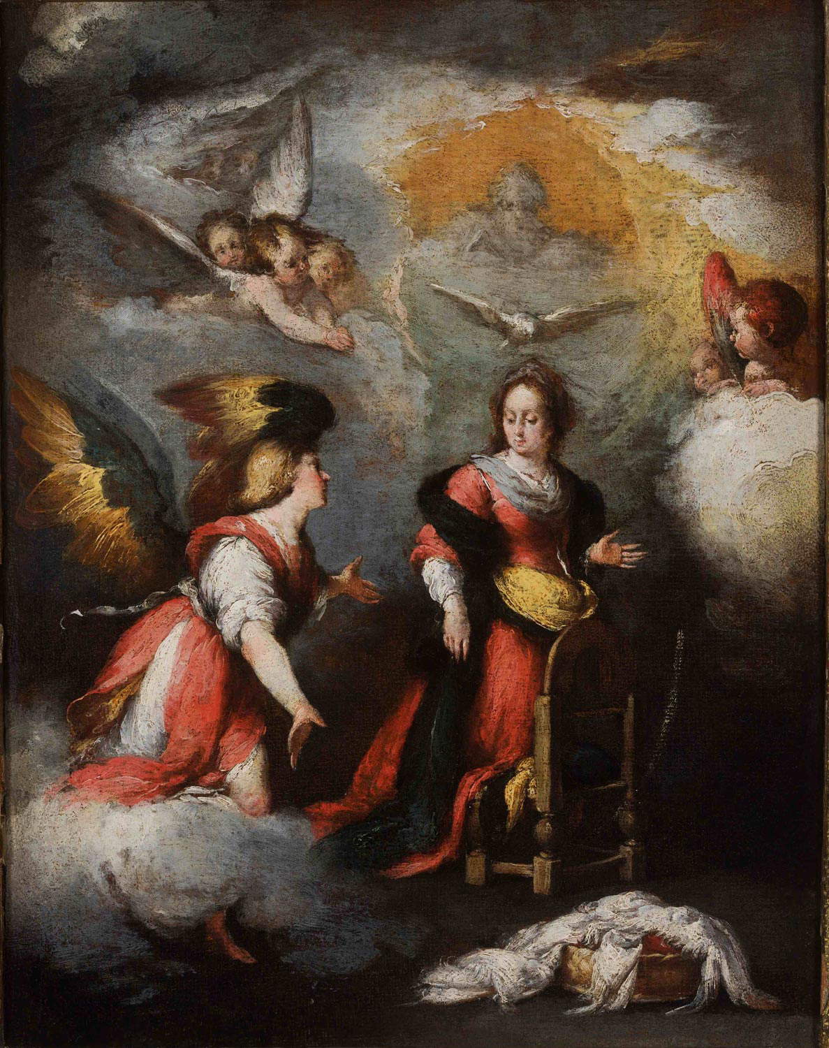 Bernardo Strozzi, Annonciation (Incarnation) (huile sur toile, 36 x 26,5 cm ; collection privée) Bernardo Strozzi, Annonciation (Incarnation) (huile sur toile, 36 x 26,5 cm ; collection privée)