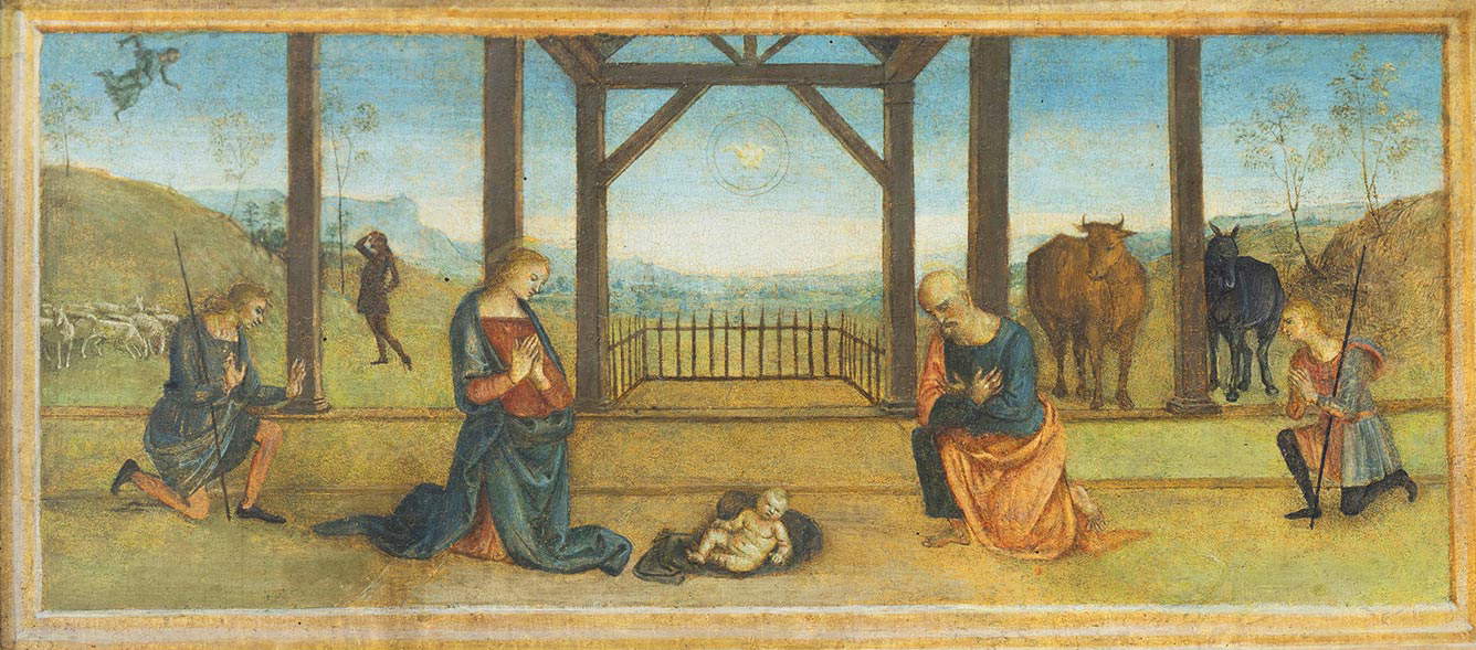 Predella: Adoration of the Child Predella: Adoration of the Child