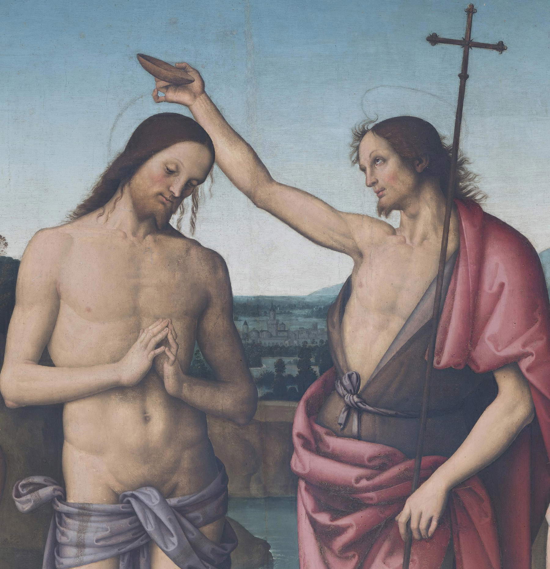 Die Figuren von Christus und Johannes dem Täufer Die Figuren von Christus und Johannes dem Täufer