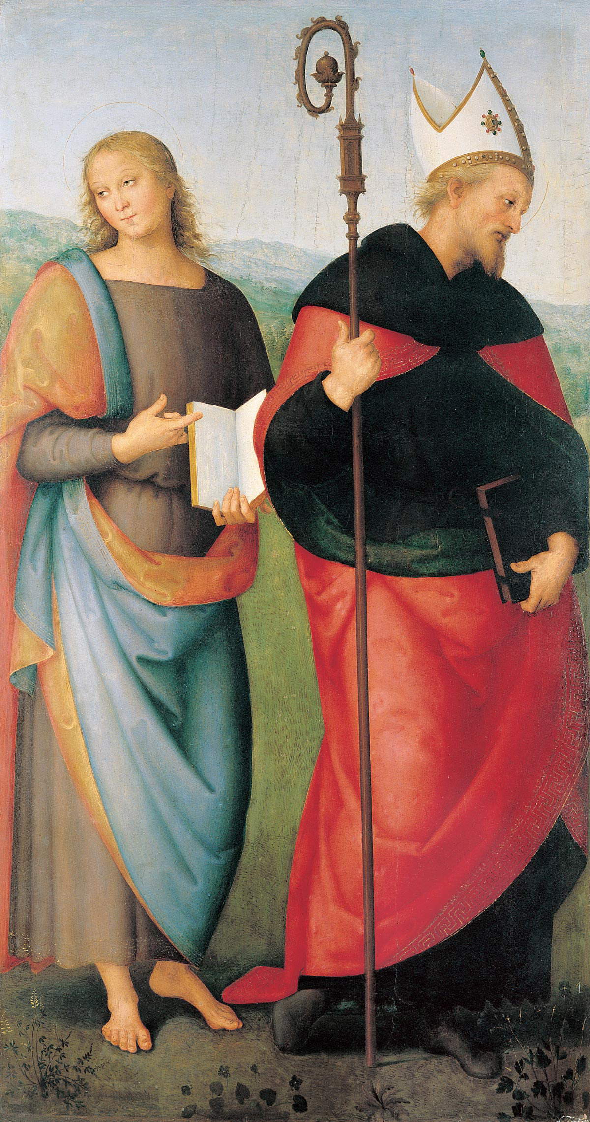 Perugino, Santi Filippo e Agostino (1502 circa-1512; tavola, 173 x 91 cm; Tolosa, Mus&eacute;e des Augustins)