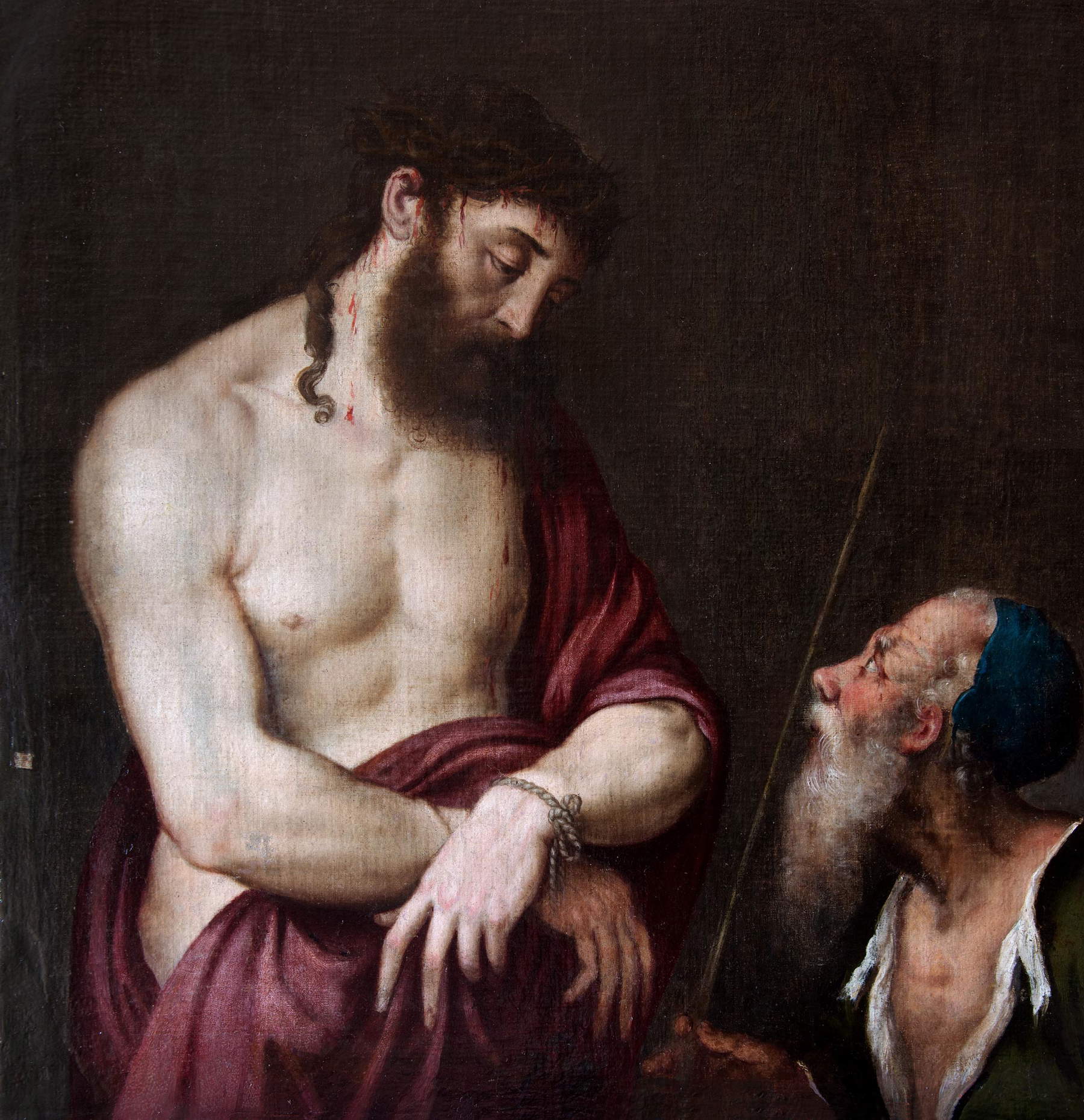 12. Tizian, Christus verspottet, nach Restaurierung 12. Tizian, Christus verspottet, nach Restaurierung