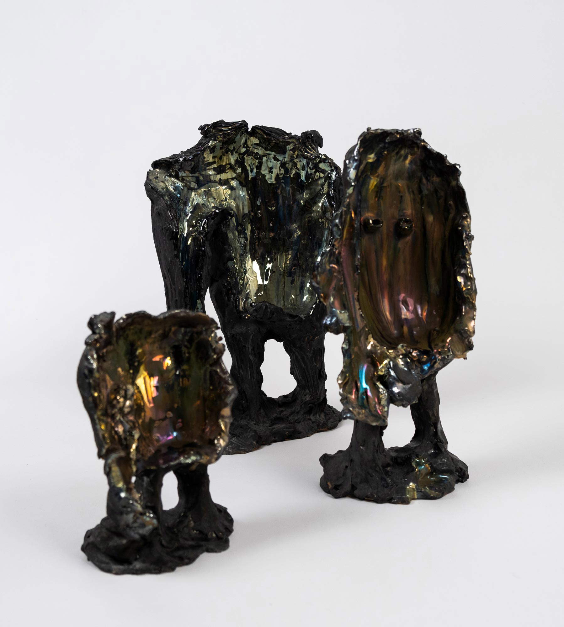 Rinaldo Rossello, Spatial Man (1962-1966; Reflexkeramik; Privatsammlung)