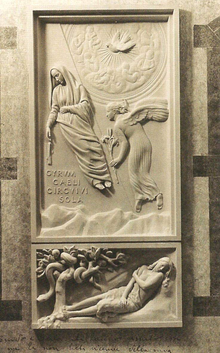 Arrigo Minerbi, Mystery of the Assumption (1941; marble; Milan, Santa Maria delle Grazie)