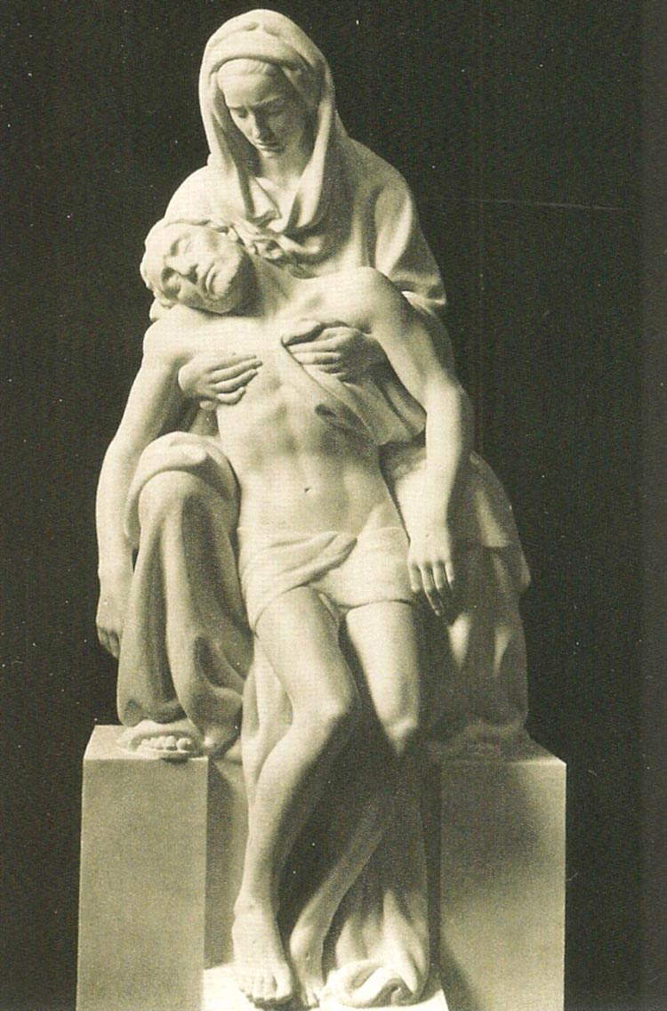 Arrigo Minerbi, Pieta (1935; marble; Valdagno, Marzotto Tomb)