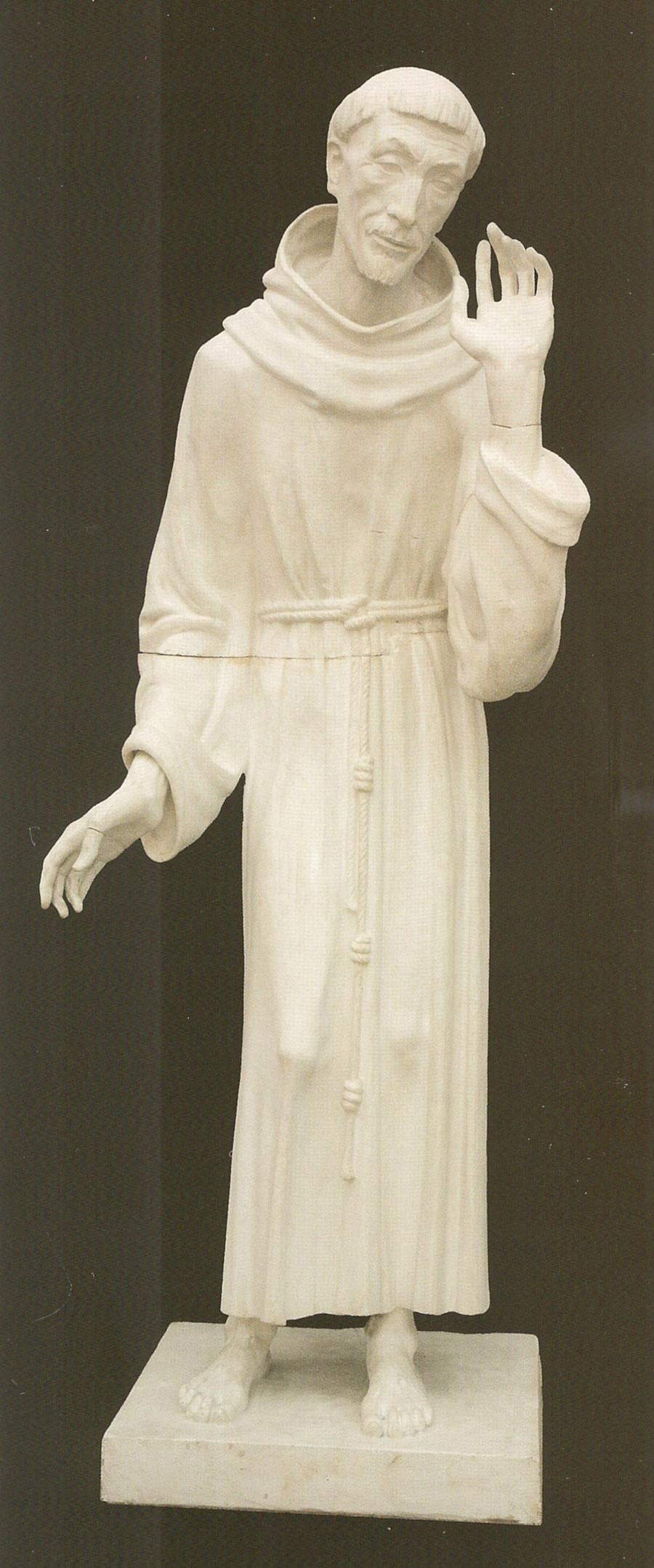 Arrigo Minerbi, St. Francis, from the Cusini Tomb (1928; Milan, Monumental Cemetery)