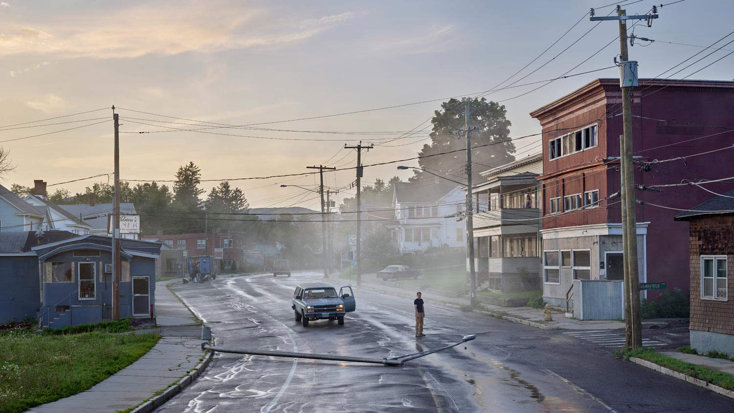 Gregory Crewdson, Starkfield Lane, An Eclipse of Moths series (2018-2019; digital print). Courtesy of the artist