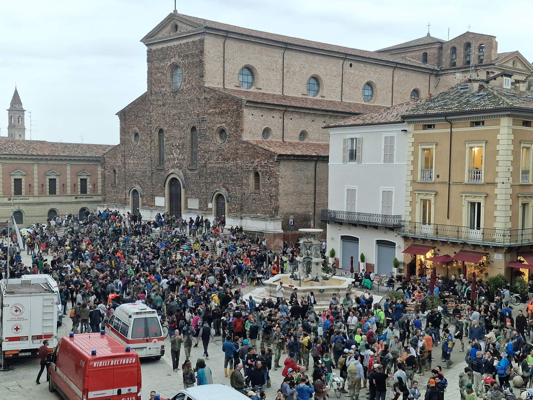 Faenza nei giorni dell'alluvione. Foto: Comune di Faenza Faenza nei giorni dell'alluvione. Foto: Comune di Faenza