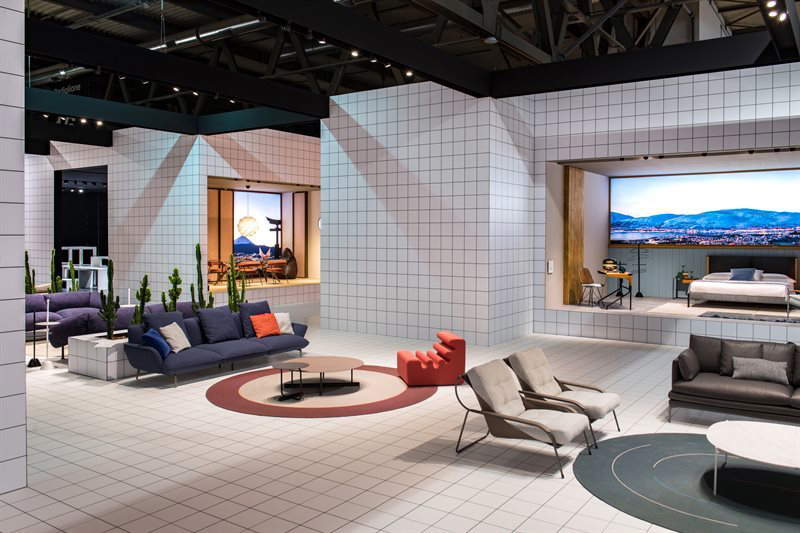 Zanotta's stand at Salone del Mobile 2022, a tribute to Quaderna's 50th anniversary Zanotta's stand at Salone del Mobile 2022, a tribute to Quaderna's 50th anniversary