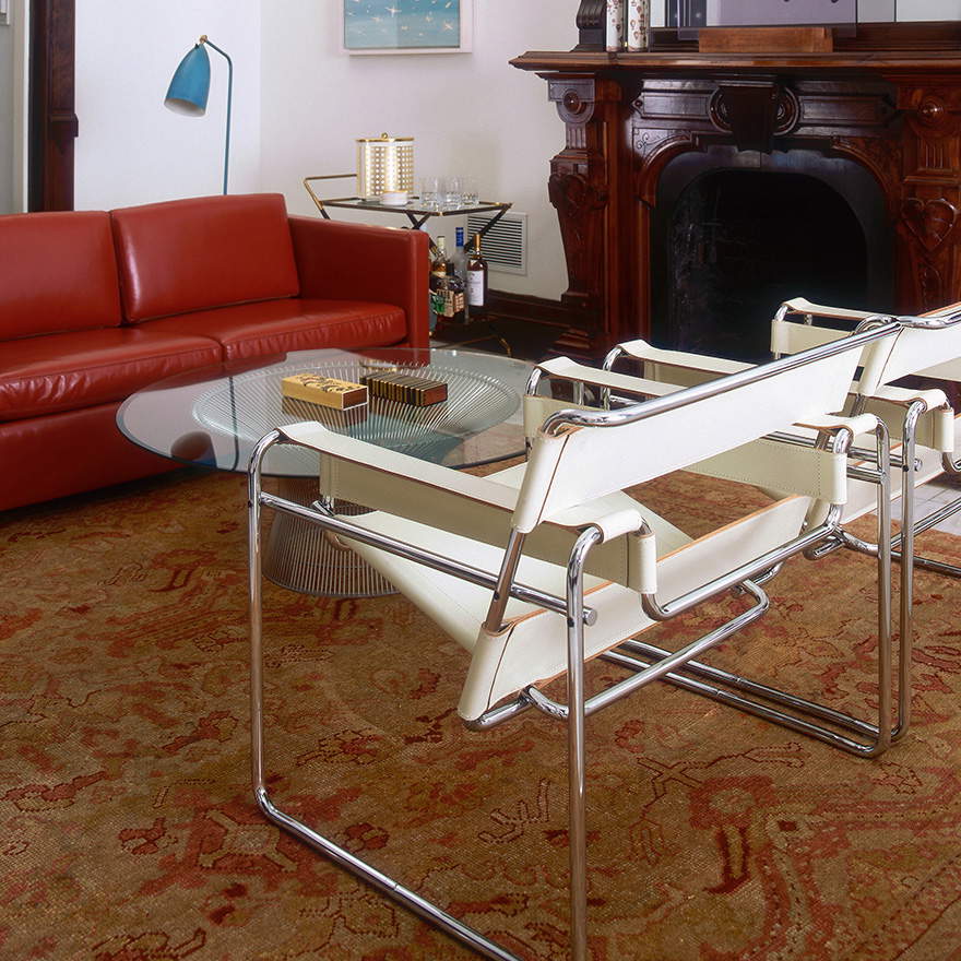 La silla Wassily producida actualmente por Knoll. Foto: Knoll La silla Wassily producida actualmente por Knoll. Foto: Knoll
