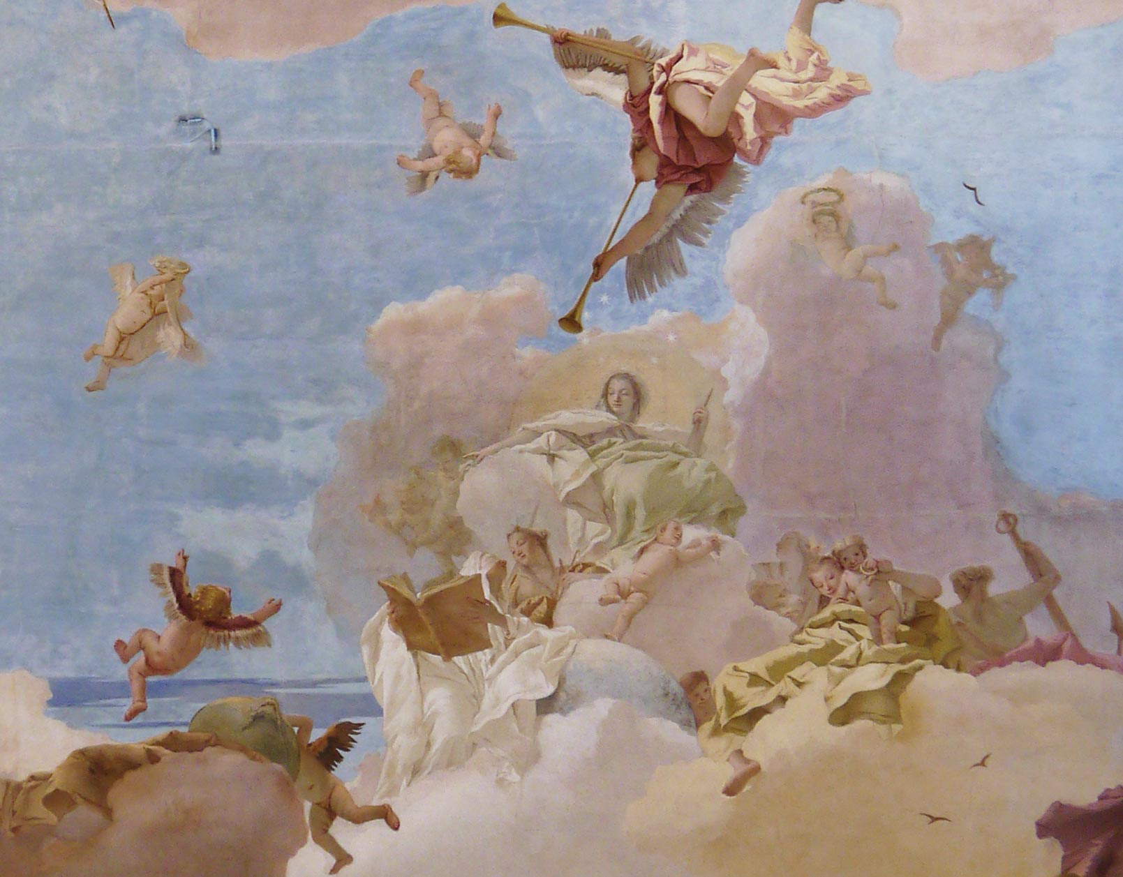 La Vierge et les vertus