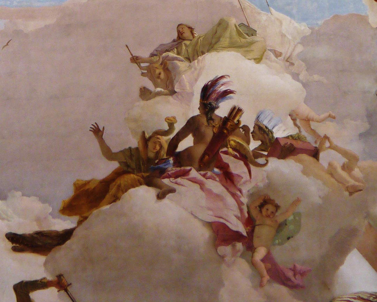 Les personnifications des continents