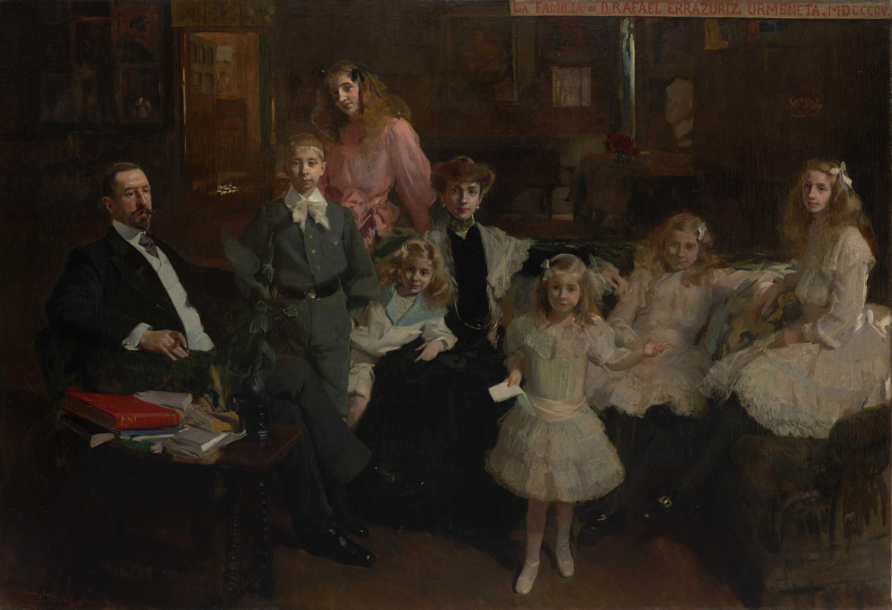 Joaqu&iacute;n Sorolla, La familia de don Rafael Err&aacute;zuriz Urmeneta (1905; oil on canvas; Colecci&oacute;n Masaveu) Joaqu&iacute;n Sorolla &copy; Fundaci&oacute;n Mar&iacute;a Cristina Masaveu Peterson. Photo: Marcos Morilla