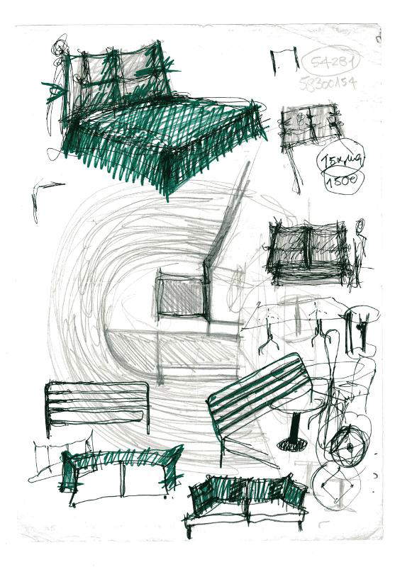 Vico Magistretti, Disegno per Nathalie (1978). Foto: Archivio Vico Magistretti Vico Magistretti, Disegno per Nathalie (1978). Foto: Archivio Vico Magistretti