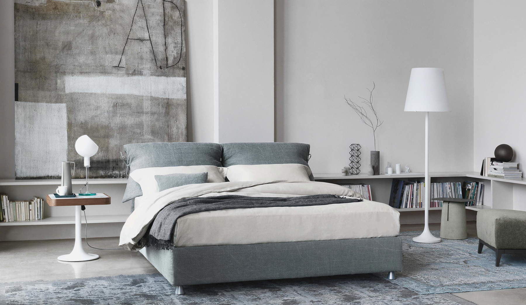 Il letto Nathalie ambientato Il letto Nathalie ambientato