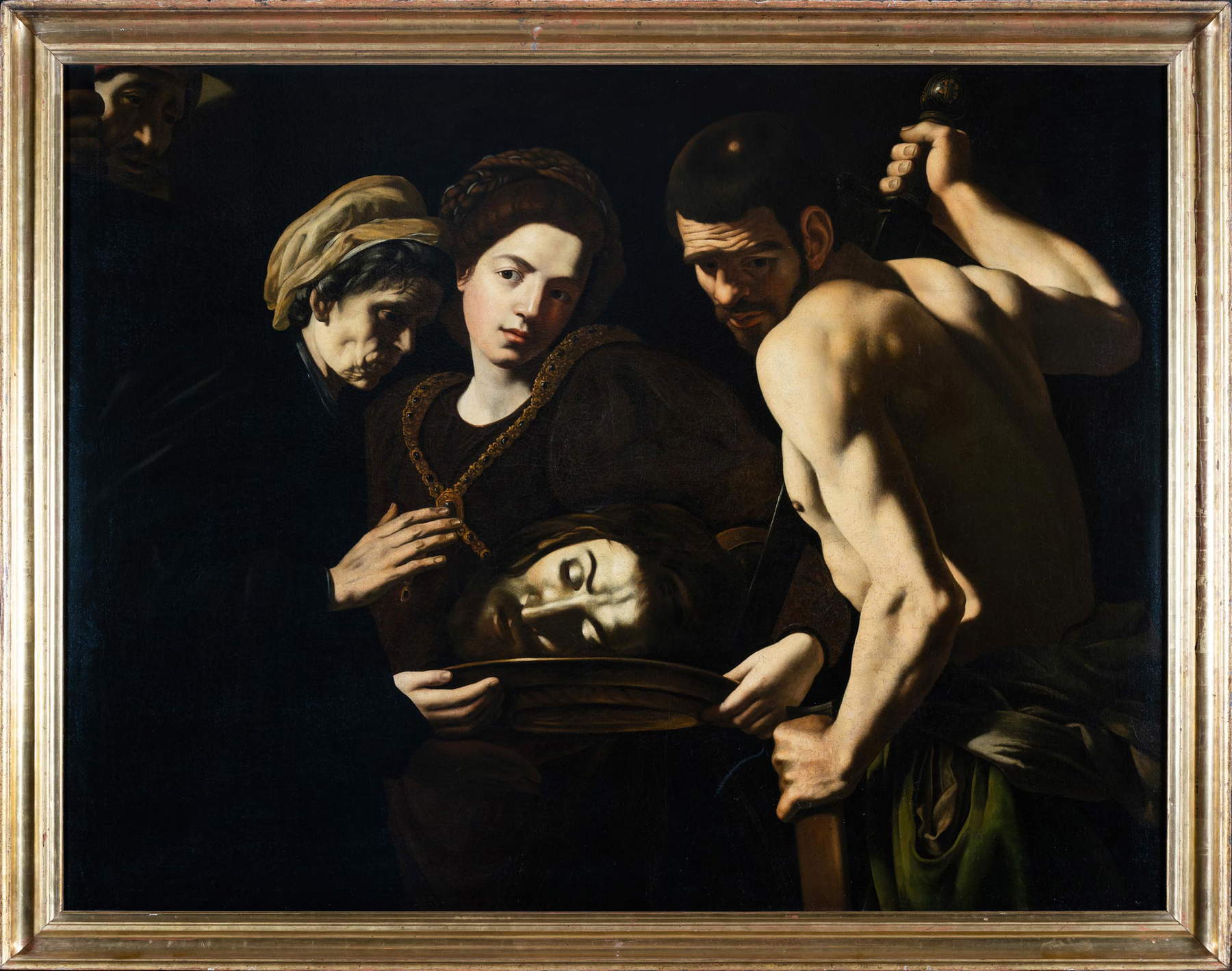 Giovanni Battista Caracciolo dit Battistello Caracciolo, Salomé avec la tête du Baptiste (huile sur toile, 117 x 140 cm) Giovanni Battista Caracciolo dit Battistello Caracciolo, Salomé avec la tête du Baptiste (huile sur toile, 117 x 140 cm)