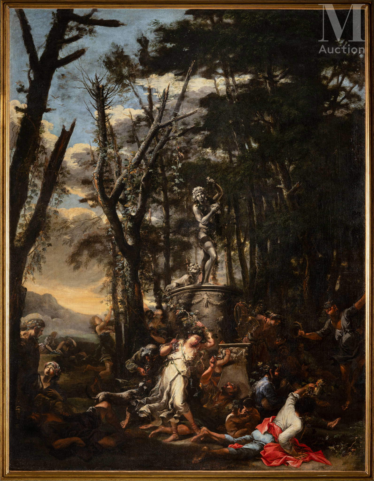 Salvator Rosa, Bacchanale (huile sur toile ; 215 x 166 cm) Salvator Rosa, Bacchanale (huile sur toile ; 215 x 166 cm)