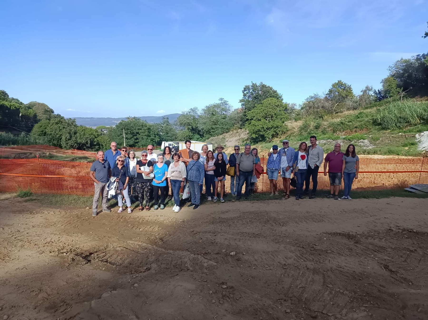 La excavación del anfiteatro de Volterra, 