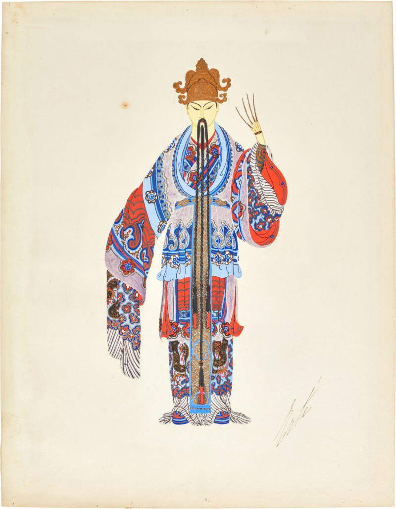 Erté, Chang-Ti (gouache on paper, 281 x 361 mm). Donated to Freddie Mercury by Elton John Erté, Chang-Ti (gouache on paper, 281 x 361 mm). Donated to Freddie Mercury by Elton John
