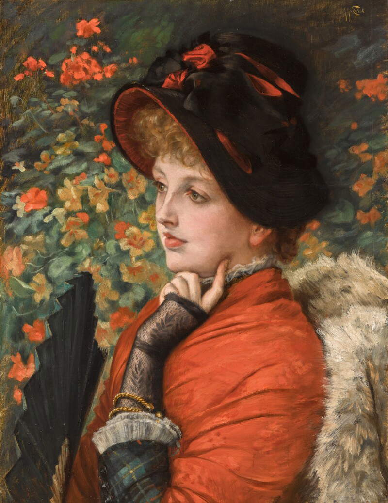 James Tissot, Portrait of Kathleen Newton (oil on canvas, 59.5 x 45.7 cm) James Tissot, Portrait of Kathleen Newton (oil on canvas, 59.5 x 45.7 cm)