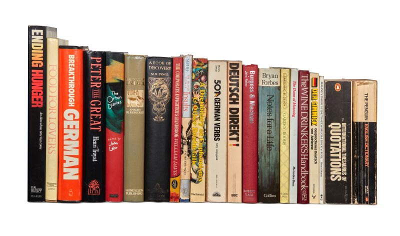 Books that belonged to Freddie Mercury Books that belonged to Freddie Mercury