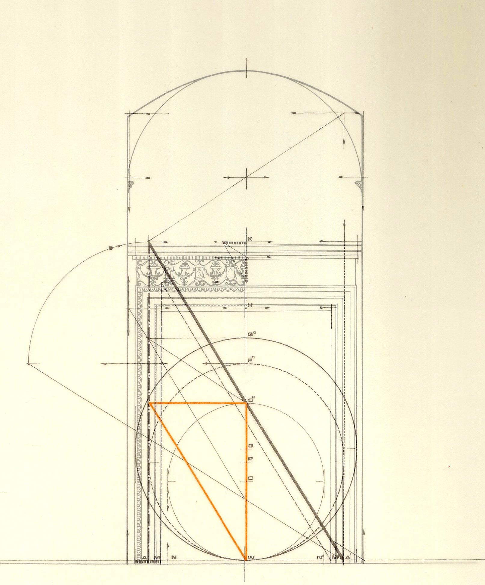 Relief of the Porta Magna.