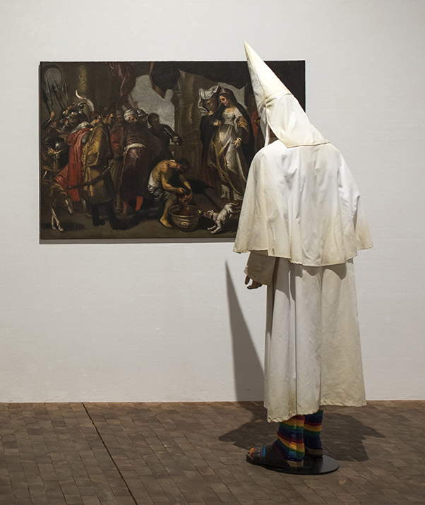 Jake et Dinos Chapman, Monument à la représentation des sans-abri (2019 ; techniques mixtes).