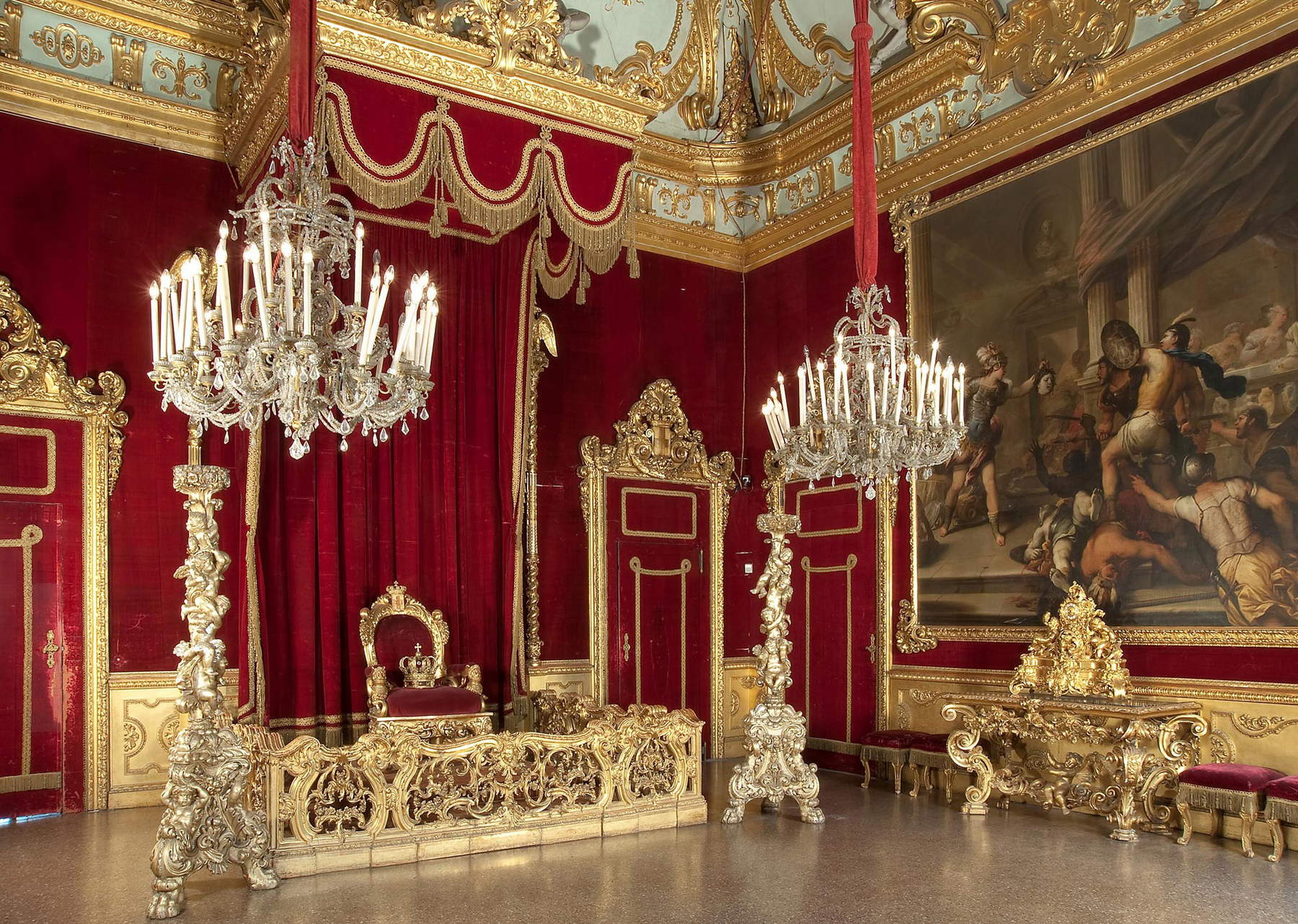 Palais royal, salle du trône