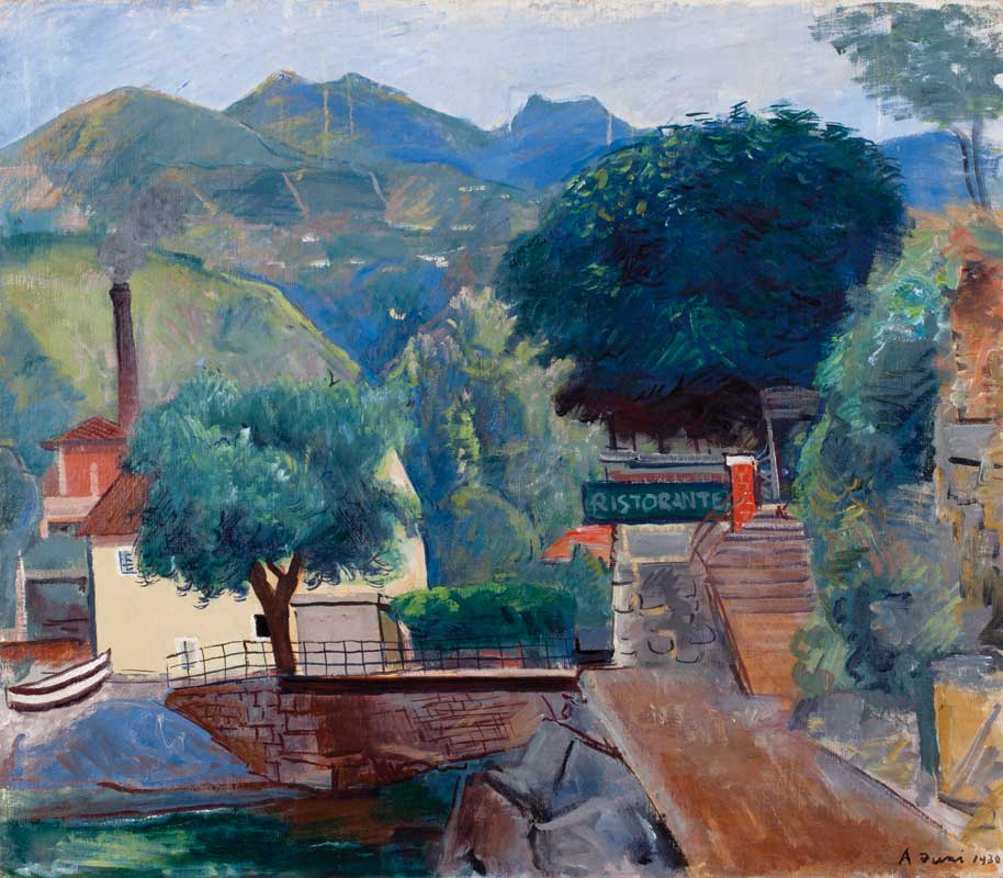 Landschaft (1930; Öl auf Leinwand; Ferrara, Museum für Moderne Kunst)