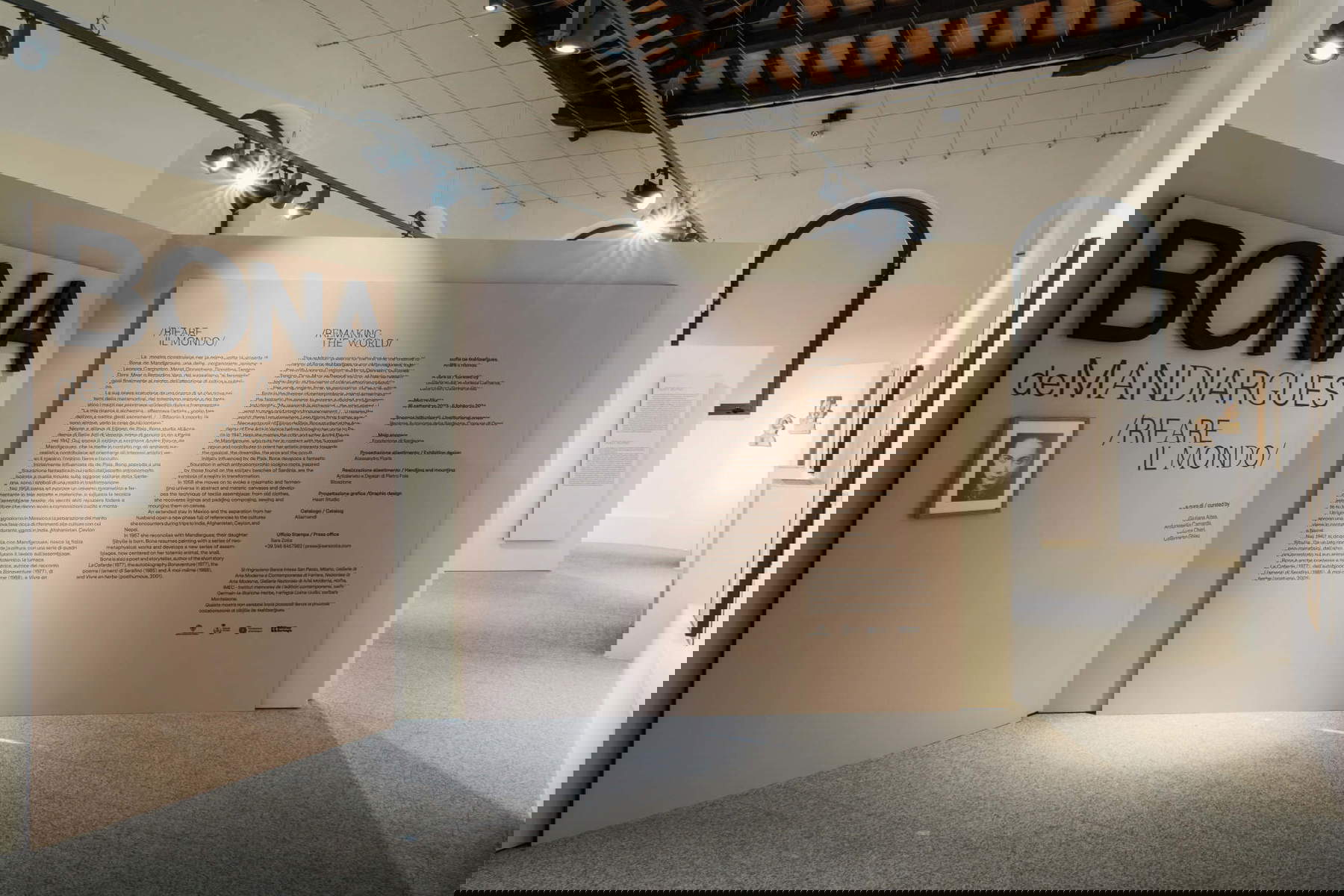 Exhibition layouts Bona de Mandiargues. Remaking the World Exhibition layouts Bona de Mandiargues. Remaking the World