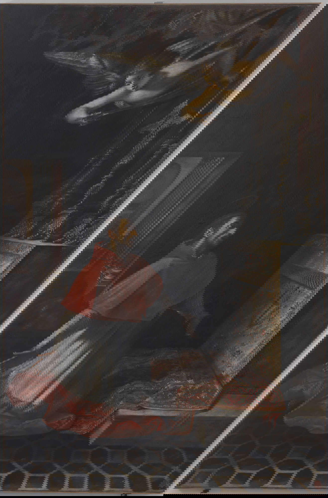 Alonzo Rodriguez, Saint Charles Borromée intercède pour la fin de la peste à Milan (huile sur toile, 300 × 200 cm ; Messine, Musée régional) Alonzo Rodriguez, Saint Charles Borromée intercède pour la fin de la peste à Milan (huile sur toile, 300 × 200 cm ; Messine, Musée régional)