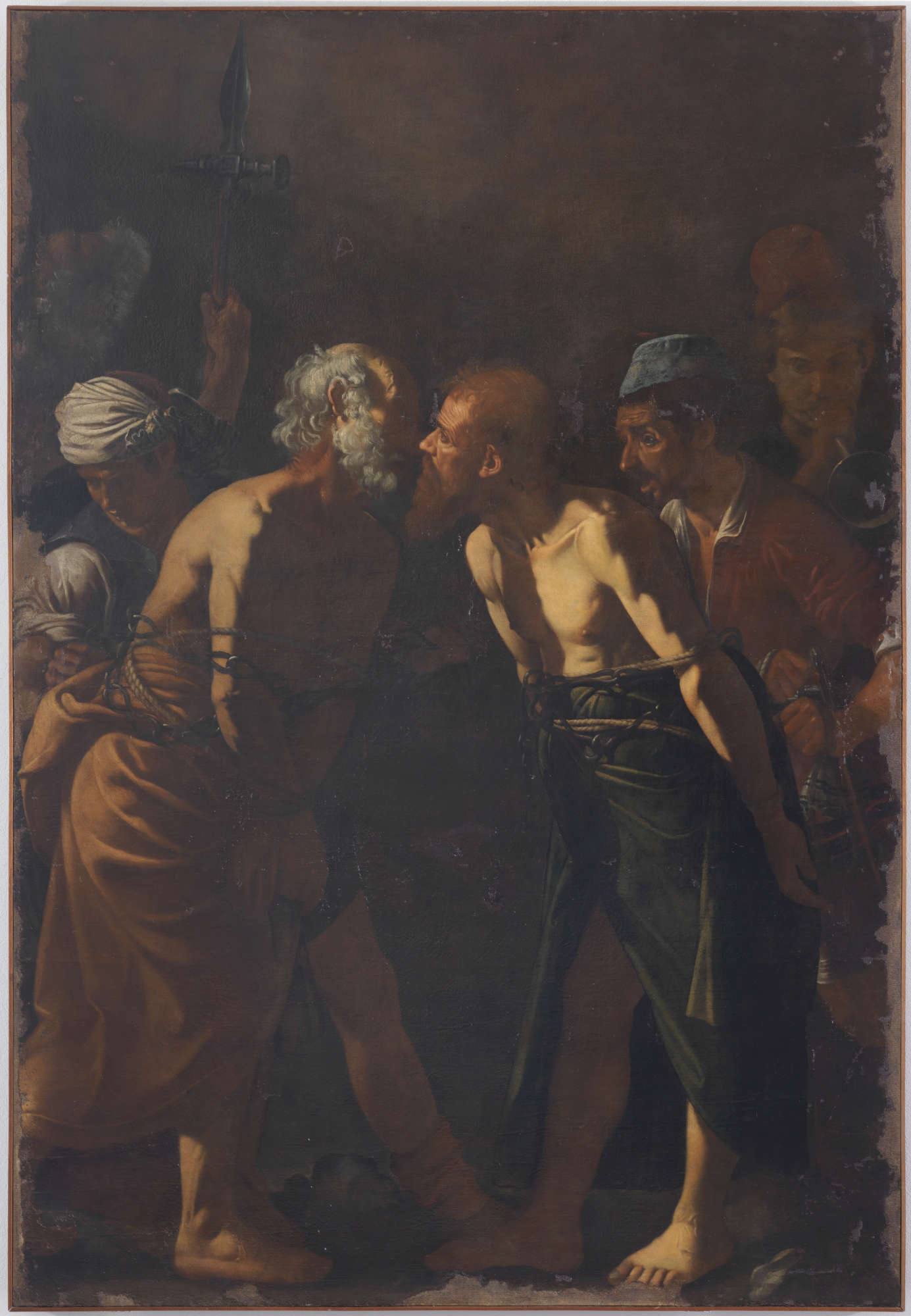 Alonso Rodriguez, Adieu des saints Pierre et Paul avant le martyre (début du XVIIe siècle ; huile sur toile ; Messine, musée régional) Alonso Rodriguez, Adieu des saints Pierre et Paul avant le martyre (début du XVIIe siècle ; huile sur toile ; Messine, musée régional)