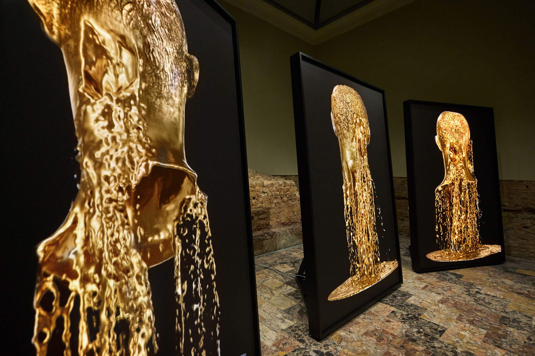 Fabrio Plessi:Opus Video Sculpture/ビデオ彫刻 Oedipus Rex': Francesco Vezzoli exposes our baroque, surreal