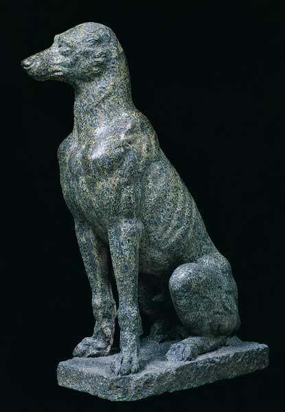 Arte romano, Perro (mármol verde; Roma, Musei Capitolini, inv. MC1110) Arte romano, Perro (mármol verde; Roma, Musei Capitolini, inv. MC1110)