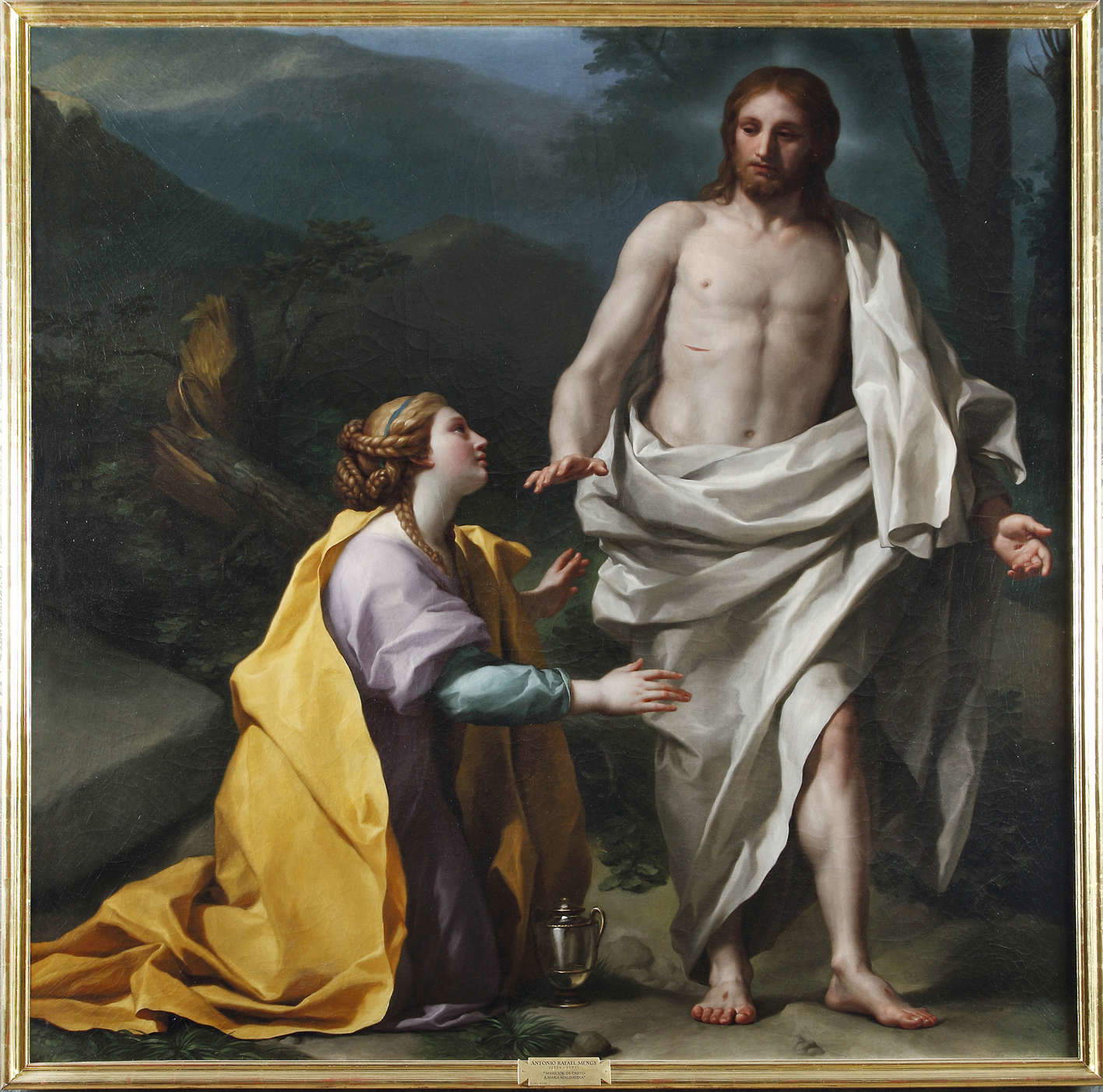 Anton Raphael Mengs, Noli me tangere (1768-1769 ; huile sur toile, 184 x 182 cm ; Madrid, Royal Collections Gallery)