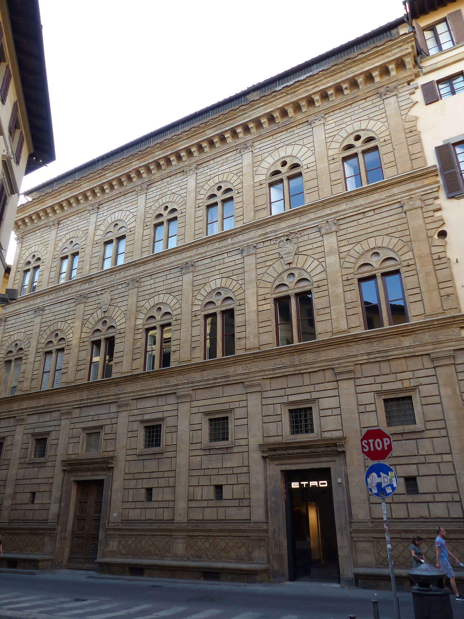 Leon Battista Alberti, Palast Rucellai (um 1450-1460). Foto: Benjamín Núñez González