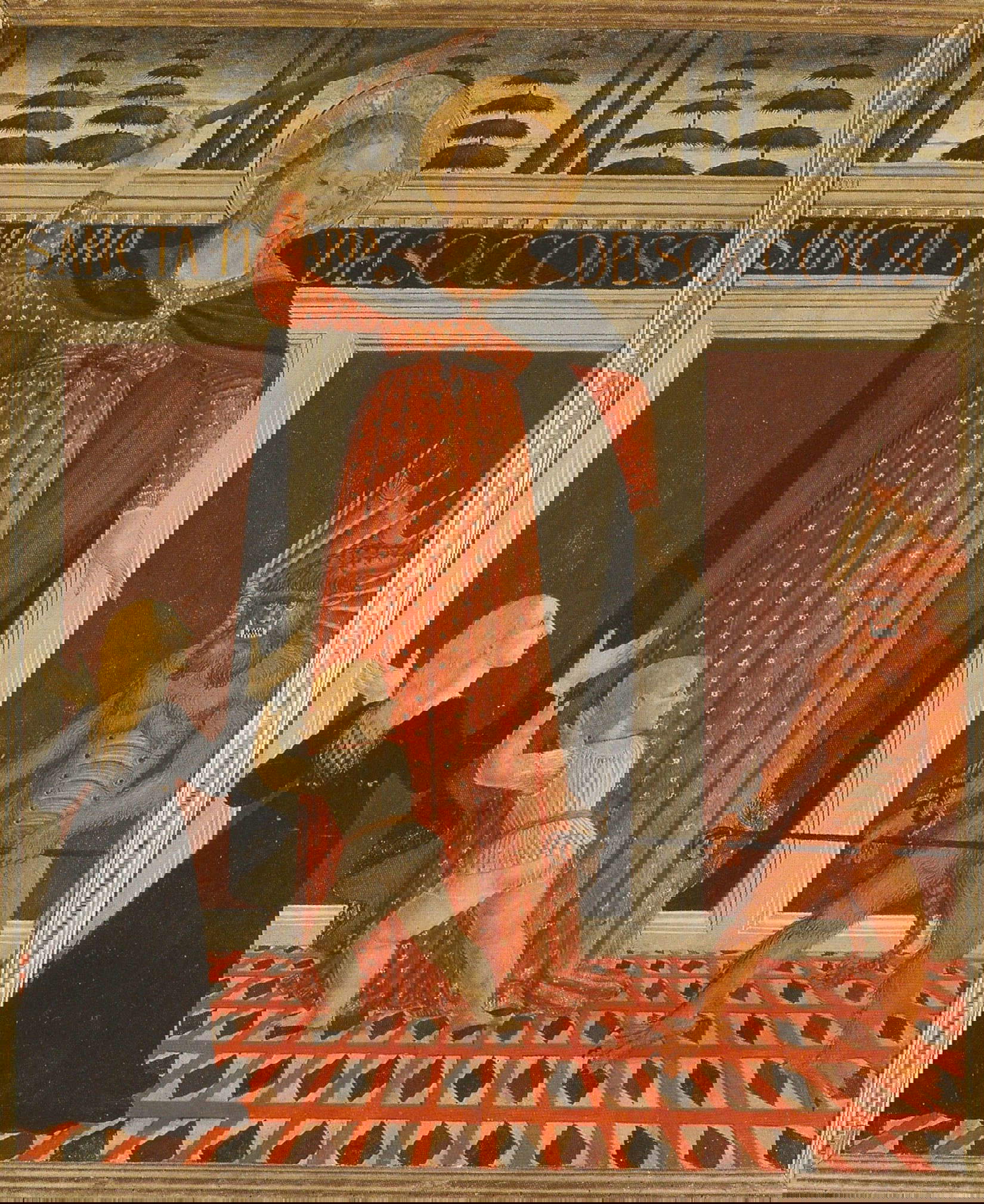 Meister der Geburt Christi Johnson, Madonna del Soccorso (1475-1485; Florenz, Santo Spirito)