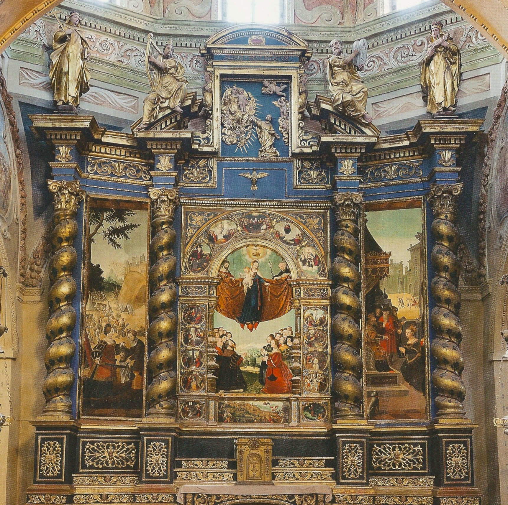 Oddone Pascale, Madonna des Rosenkranzes (1535; Saluzzo, San Giovanni)