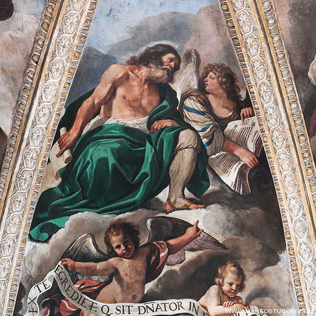 Guercino, The Prophet Micah (1627; fresco; Piacenza, Duomo)