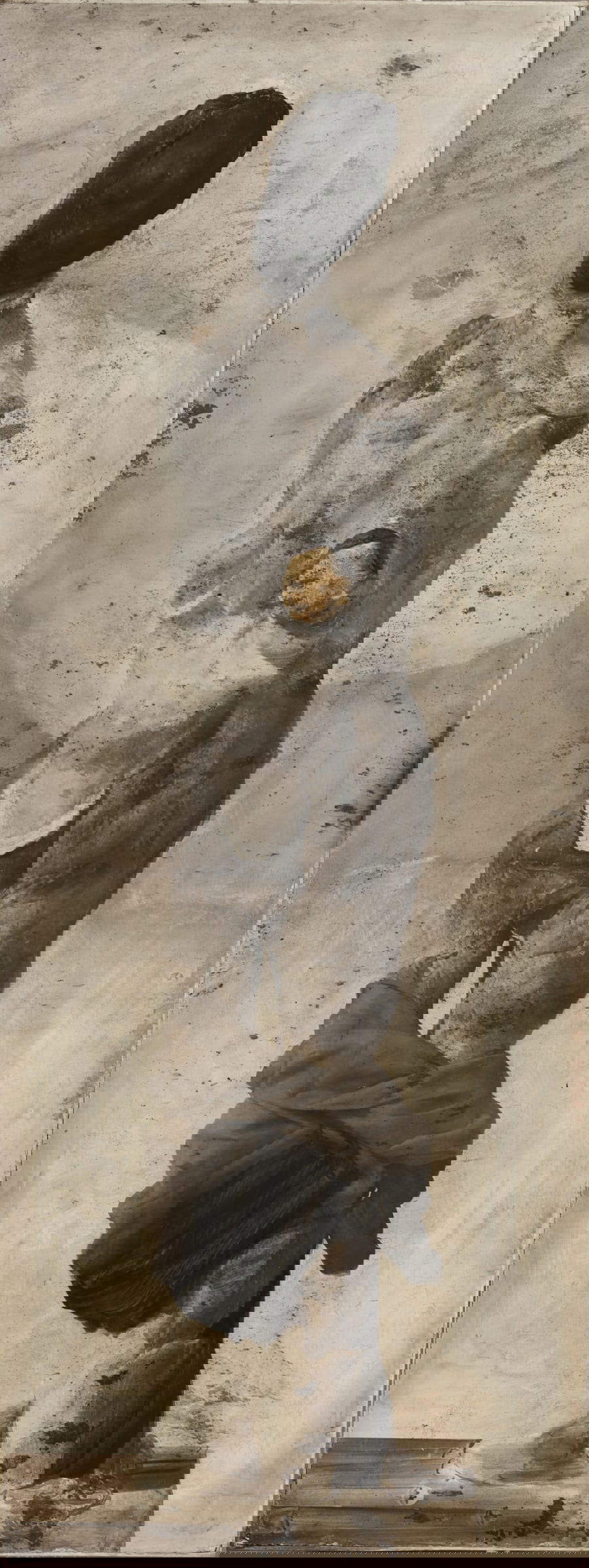 Nicola Samor&igrave;, Pentesilea (2018; técnica mixta, 201 x 76 cm)