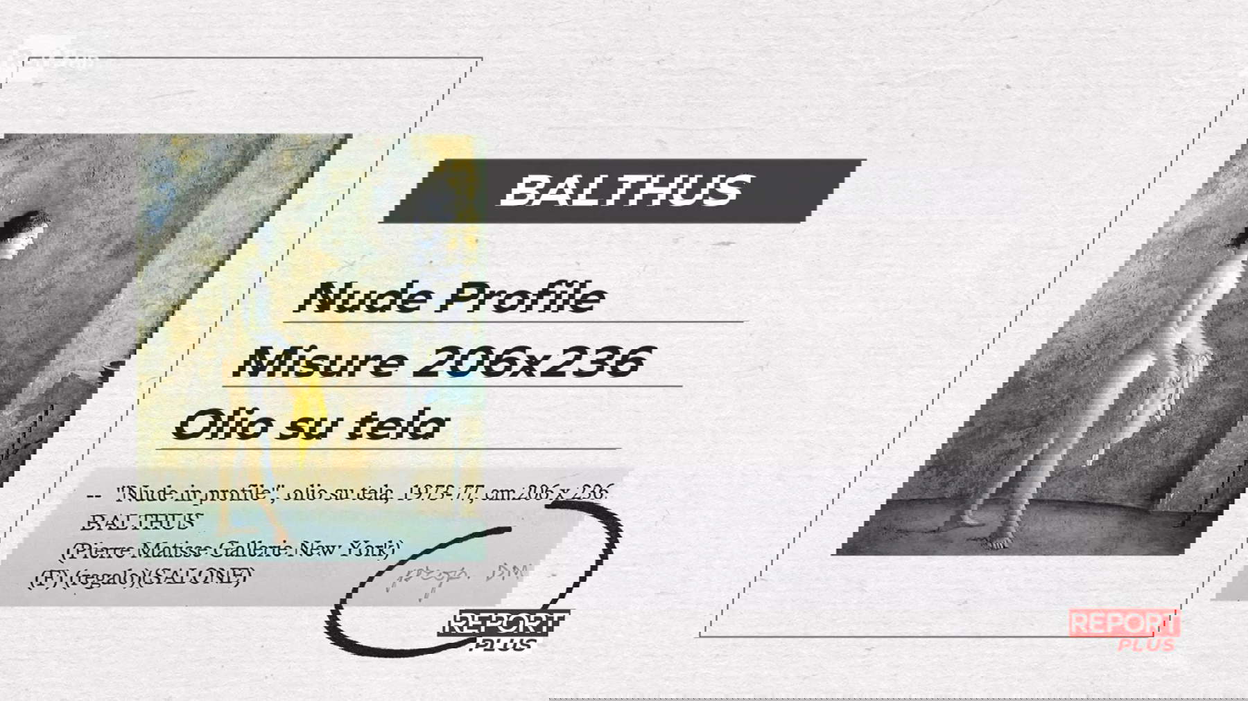 Opere della collezione Agnelli. Da Report, Rai Tre