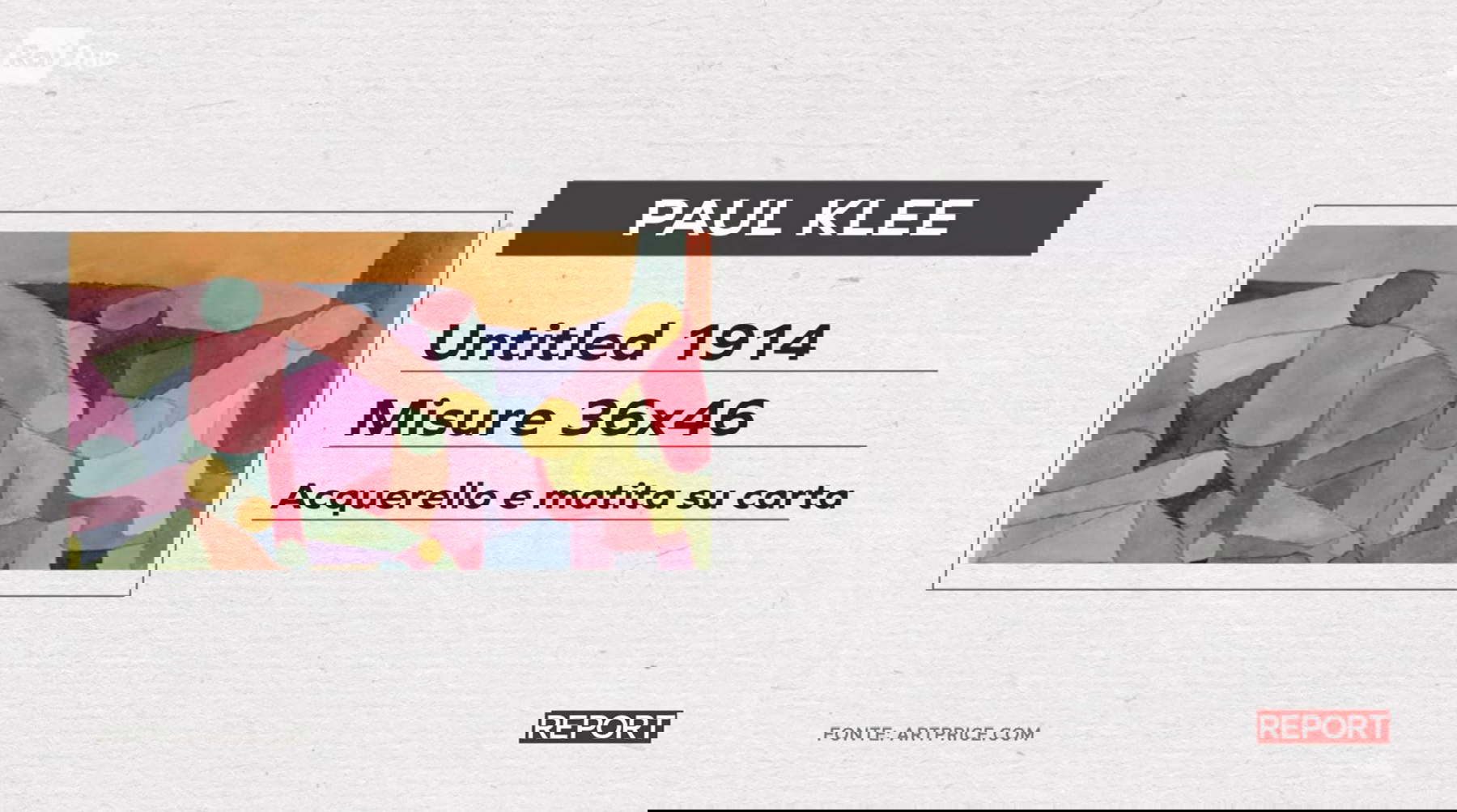 Opere della collezione Agnelli. Da Report, Rai Tre