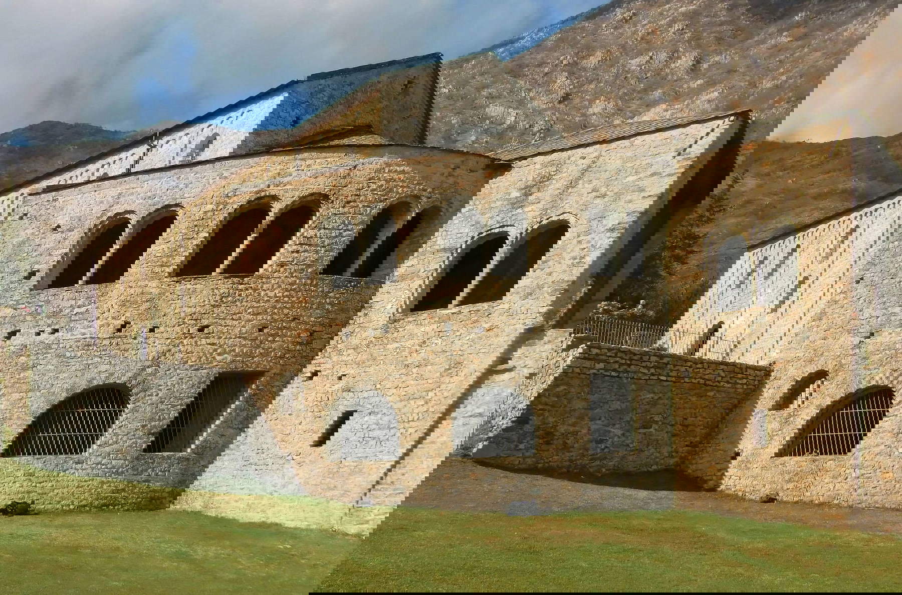 San Pietro al Monte Abbey. Photo: Wikimedia/Laurom